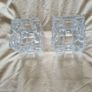 Glass Tealight Candle Holders X 2 Image 2