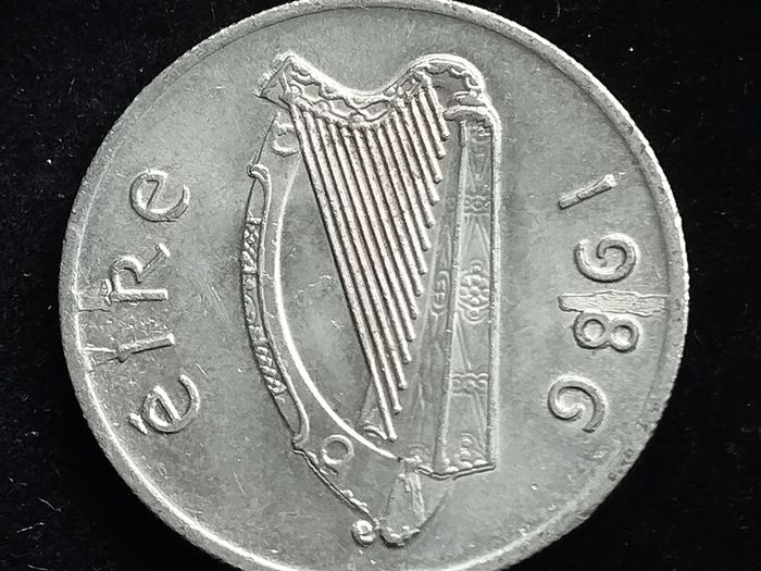 Ireland - ERROR - 1986 - 5 Pence - Bull - KM.22 - [2009]