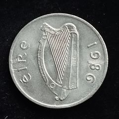Ireland - ERROR - 1986 - 5 Pence - Bull - KM.22 - [2009]