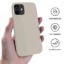 Liquid Silicone Case For Apple iPhone 12 Mini Luxury Thin Phone Cover Grey Image 4