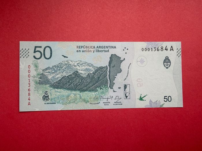 Argentina. 50  Pesos  2020. Pick  363  ( Uncirculated )