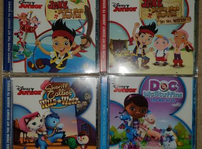 Disney Junior - Music CD bundle - Jake, Sheriff Callie, Doc McStuffins.