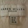 Karen millen red and beige top Image 2