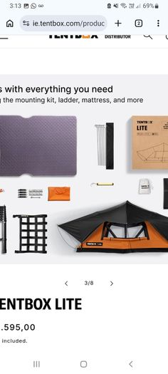 Tent Box Brand New