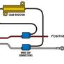 2x 50W 6 ohm Load Resistor Canbus Error Cancel Fix LED Fast Hyper Flash Blinking Car Motorbike Image 5