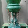 Victorian Glass Lustre Vase Image 7