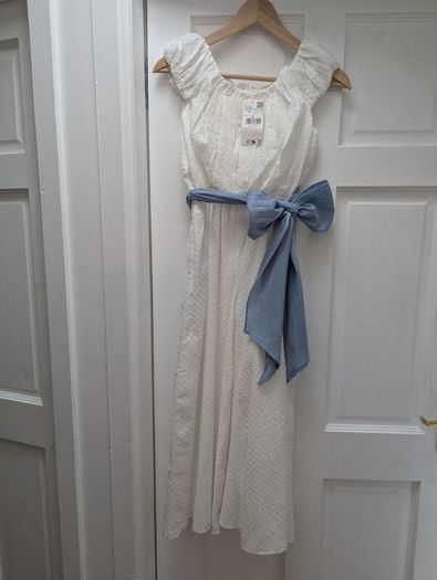 New Mango Girls White Occasion Jumpsuit
