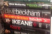 Sports Hardback books.  5 each.