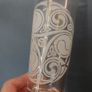 Fabulous Set of Six Vintage Irish Mist Celtic Design Etched/Frosted Highball Glasses, Made in Italy, Mint Condition Image 7