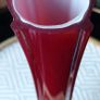 Vintage Murano Cranberry Vase Image 4
