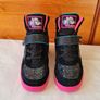 skechers hydee hytops plus 2  Size 4 eu 37 black sparkle in excellent condition Image 2