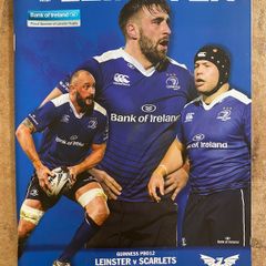 2017 Leinster v Scarlets - Guinness PRO12 Programme