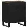 Bedside Cabinet Black 50x33x60 cm Image 5