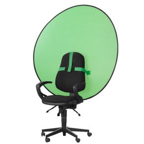 Collapsible Backdrop FreePower ChromaGreen 140cm for chair back