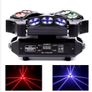 RGB Mini 9 LEDs Bird Moving Head Stage Light DMX-512 Party Disco Club Image 2
