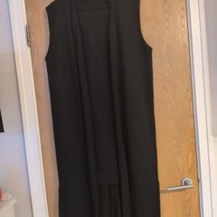 Grazia  X  2 Piece Black  Kint Skirt & Long Knit Sleeveless Gilet.   .18.  NEW.