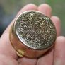 Antique Pill Box 1,4" diameter Image 10