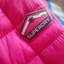 ladies casual pink superdry jacket. Size x-small Image 2