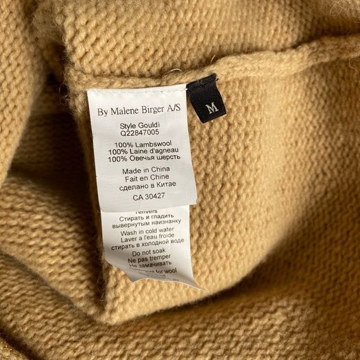 By Malene Birger Lambswool Bow Cardigan Blair Waldorf Aesthetic Size S