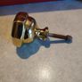 Antique Brass Centre Door Pull Image 2