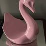 80s retro ceramic swan guest towel or napkin holder Image 4