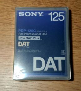 10 Sony Pro DAT Plus tapes unopened