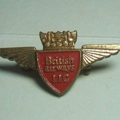 BRITISH AIRWAYS JUNIOR JET CLUB (Manhattan Windsor Ltd) - JJC membership enamel badge (1970's) C
