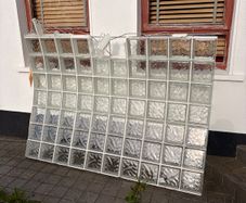 Glass Block Wall
