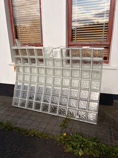 Glass Block Wall