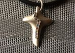 Jeweled Sterling Silver Cross