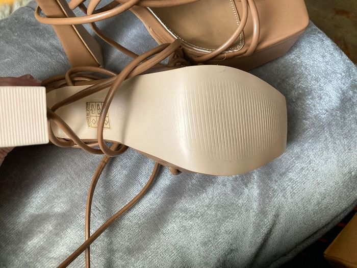 New high heel sandals in original box
