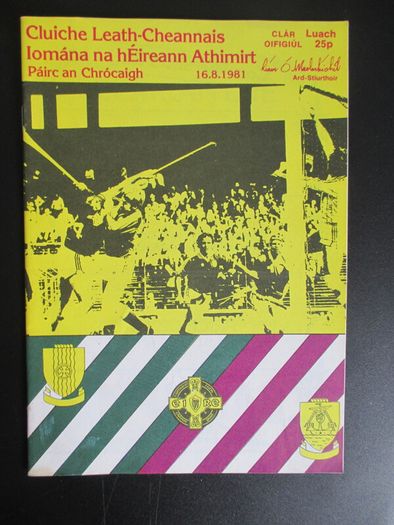 GAA All-Ireland Hurling Semi-Final Replay 1981