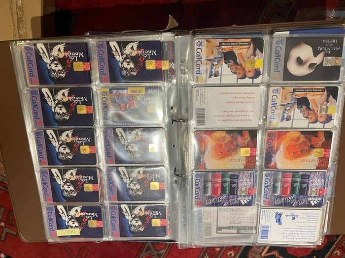 Call cards Irish all me doubles start at 1 euro each most are 2 euro each