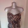Pretty little thing  leopard print corset top size UK8 EU36 Postage included Image 4