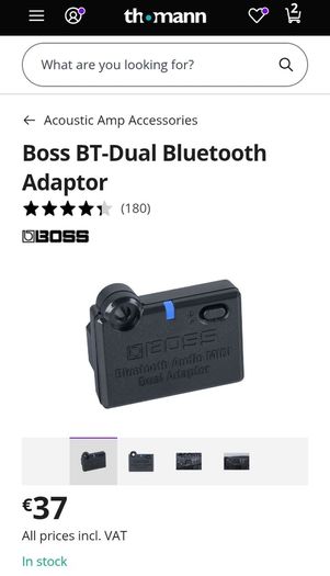 Boss katana 50 gen 3 with Bluetooth adapter