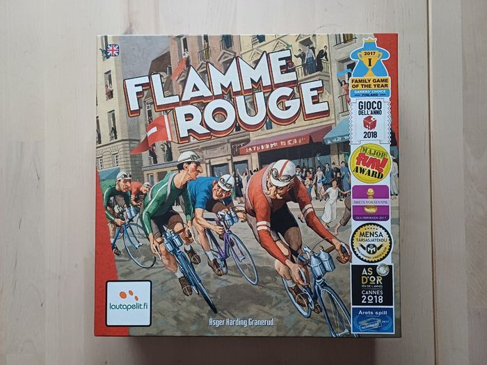 Flamme Rouge Family Bicycle Racing Strategy Board Game 2016