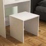 Dressing Table Isla 1 Drawer Mirror & Stool Bedroom Set Makeup Vanity Cosmetics Storage Desk Dresser Furniture White (FREE SHIPPING) Image 2