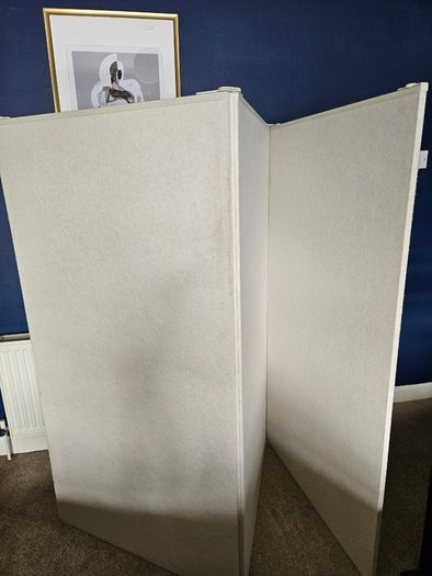 IKEA acoustic room divider / office partition screens (Set of 3)