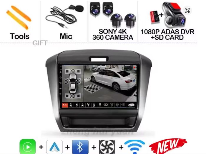 Android 15 For Honda Freed 2 2016 - 2023 4G WIFI 360 View Car Radio Carplay Auto Multimedia Stereo Video Player GPS Navigation
