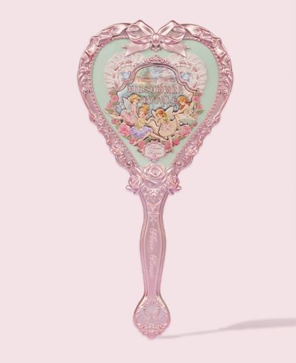 Flower Knows Midsummer Fairytale Hand Held Mirror in Mint Green