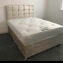 New Stylish single ,Double 4ft, 4ft6, King 5ft And 6ft Superking Sizes Divan Beds Instock. Drawers And Optional Tufted Mattresses Available. Free Delivery Image 7