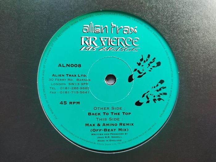 RR Fierce - Back To The Top - Alien Tracks - Hi-nrg House Hard House BELTER!