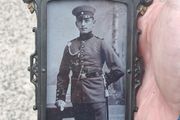 Original Gilded Framed Signed Photo Jakob Schott(German WW1)