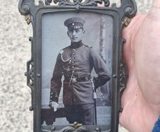 Original Gilded Framed Signed Photo Jakob Schott(German WW1)