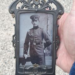 Original Gilded Framed Signed Photo Jakob Schott(German WW1)