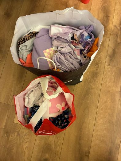 Free clothes and toys