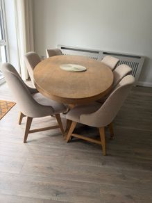 dining table and 6 chairs