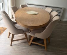 dining table and 6 chairs