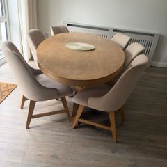 dining table and 6 chairs