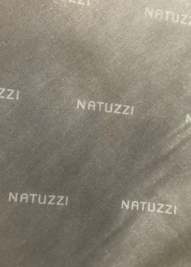 Natuzzi Cream Leather 3-Seater Sofa